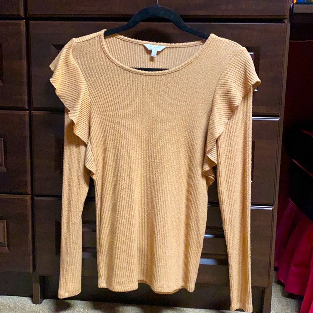 Small Lucky Brand nude sweater